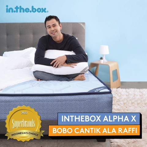 Inthebox - INTHEBOX - Kasur Busa ALPHA X Ukuran 140x200 F388AX-MT2P-140NTR