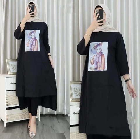 astro - long tuni wanita FITJC realpict