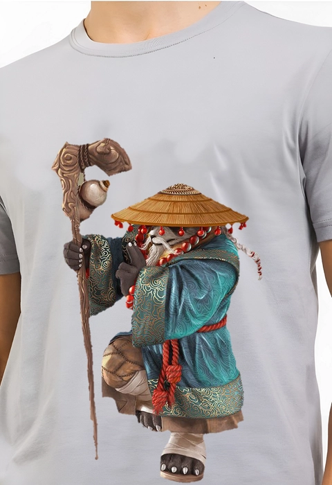 astro - Kaos Pria Gambar 3Dimensi Tongkat Panda