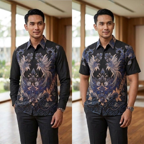 Kois Batik - Kemeja batik pria dewasa terbaru motif belaraja
