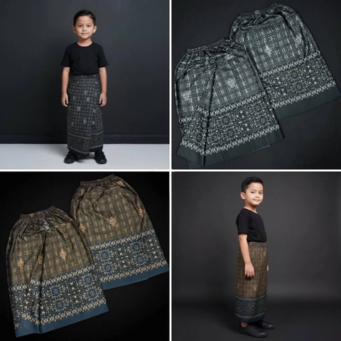 Kois Batik - Sarung anak instan simpel ada karet pinggangnya motif shafa