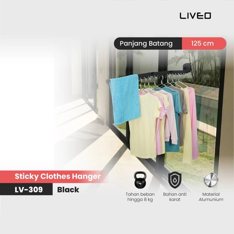 Liveo - JEMURAN STICKY CLOTHES HANGER LV-309