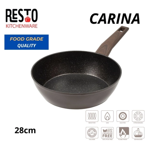 KJU - RESTO ALUMINIUM FRYPAN - CARINA - 28CM