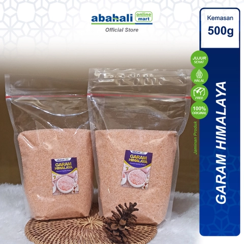 Abahali Mart - Garam Himalaya Pink Murni 500gr Himalayan Salt Halus