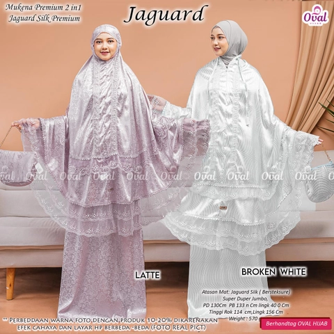 Griya Busanaku Solo - Jaguard mukena dewasa / mukena renda silk premium