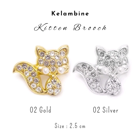 Kelambine - Kitten Brooch Bros Kitten