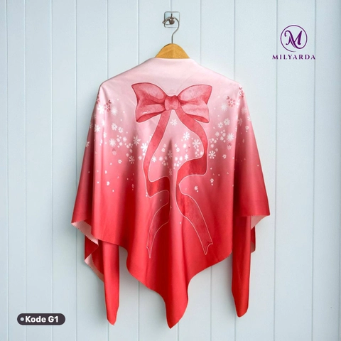 Milyarda Hijab Official - Segiempat Voal Merput Syari EXTRA POUCH