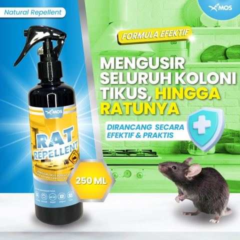 X-MOS Rat Repellent - Pengusir Tikus Bahan Alami