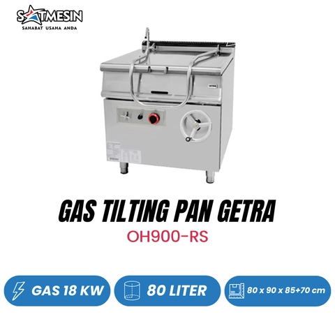 SATMESIN - GAS TILTING PAN KETTLE BESAR MENUMIS OH900-RS