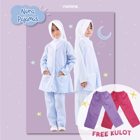 Nomine - Setelan Anak - Nura Pajamas - Baby Blue