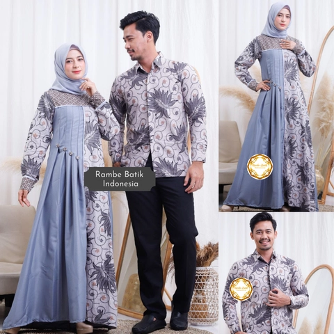 Rambe Batik Indonesia - Gamis Batik dan Kemeja Batik Terbaru A1 - Bisa Beli Pisah