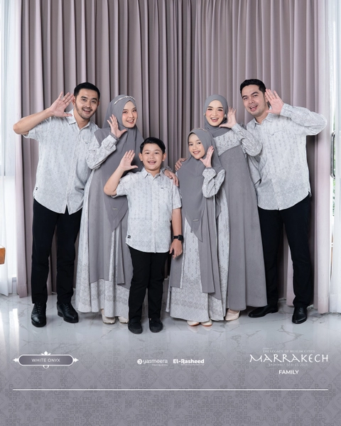 Yasmeera Official - SARIMBIT 2026 MARRAKECH SERIES WARNA WHITE ONYX