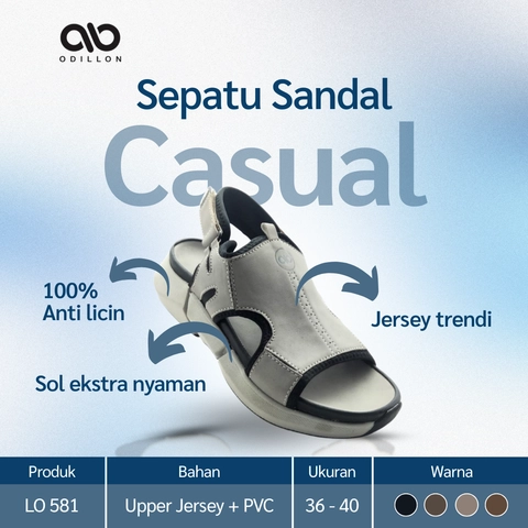 Odillon - LO 581 / Sepatu Sandal Wanita Casual