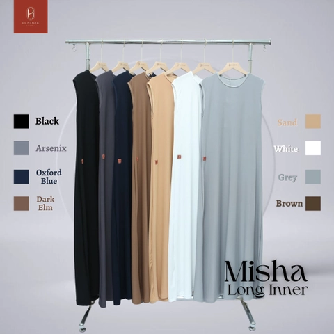 ELNOOR SYARI - ELNOOR SYARI - INNER GAMIS TANPA LENGAN LONG INNER MISHA