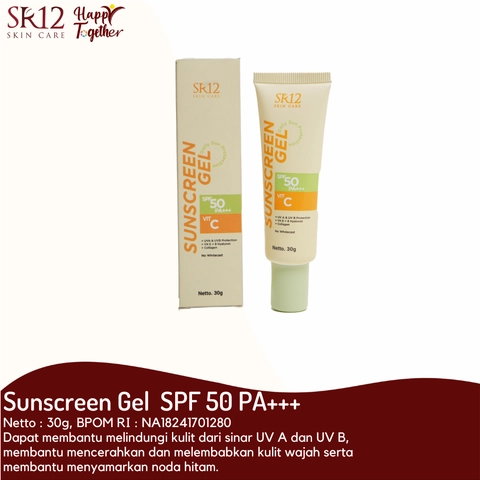 SR12 Sunscreen SPF 50 PA+++ Waterbase Non Alcohol Non Perfume Non Comedogenic