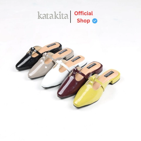 Katakita - Katakita Savero Mules Wanita Heels / Sepatu Sandal Mules 3cm