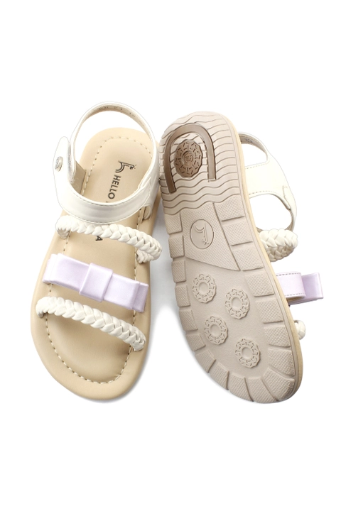 Hello Lebianca - Hello Lebianca - Hello Lebianca - Le Bianca CR 21-13 Sepatu Sendal Anak Perempuan Pita Kepang