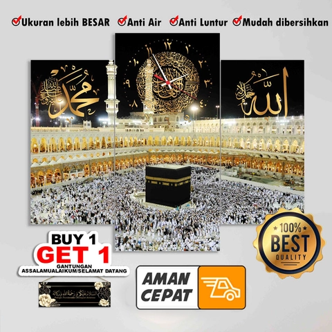 Ugiarts - Jam Dinding Kabah Mekah Kabah