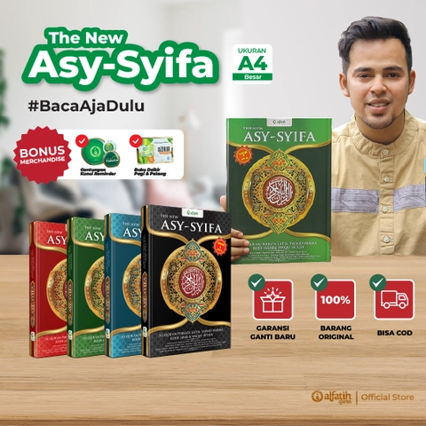 Alfatih Quran - ASY - SYIFA A4 Alquran Mudah Baca Terjemah Perkata Latin Tajwid Warna Kode Arab
