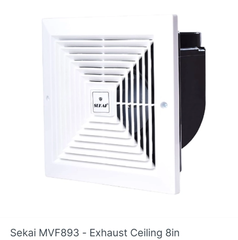 Mumtazqu Store - sekai MVF893 Exhaust ceiling 8in