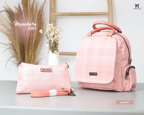 Fashopid - MOONZAYA TAS RANSEL 2IN1 MANOHARA BACKPACK