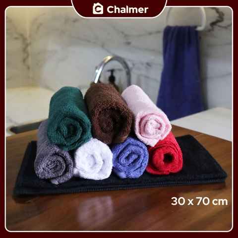 Chalmer - Handuk Kecil Chalmer 30x70 cm Handuk Olahraga Tangan Wajah Lap Serbaguna