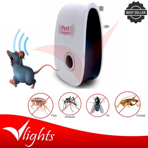 V Lights - Buy 1 Get 1 - Alat pengusir tikus dan serangga Ultrasonic Pest