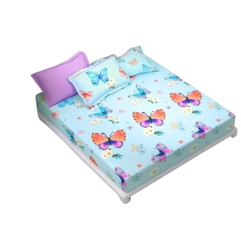 Galeripuko - Sprei Katun Premium Motif YUNABI BLUE SEA