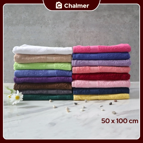 Chalmer - Handuk Mandi Chalmer 50 x 100 cm Ukuran Medium Handuk Travel Handuk Kepala