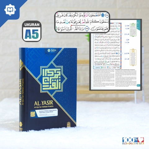 Halim Quran - AL-QURAN HAFALAN AL-YASIR FITUR TERLENGKAP HARDCOVER ELEGAN