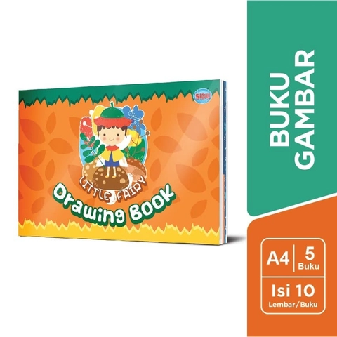 Bintang Terang ATK - SiDU Buku Gambar A4 - 1 Pack isi 5 Buku