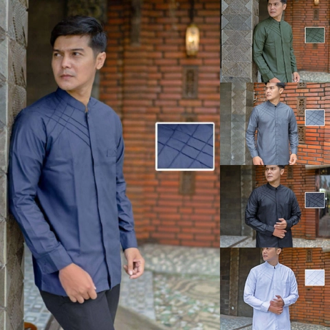 Batik Mafaza - Baju Muslim Pria Dewasa Simpel Modern Mewah Motif marvel
