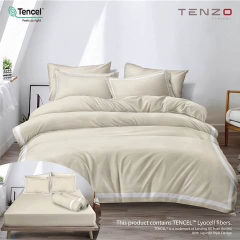 LADY ROSE OFFICIAL - Tenzo - Bed Cover Tencel Set Sand
