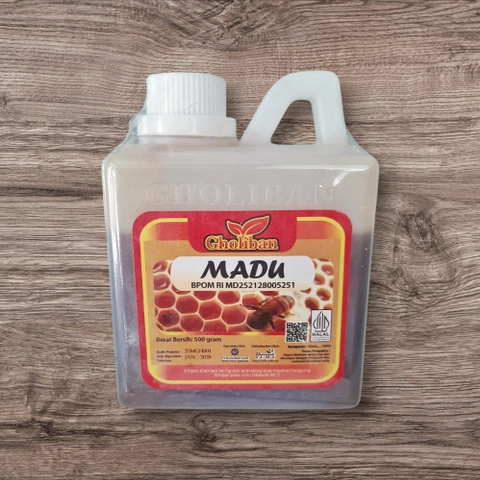 Madu Gholiban 500gr - Suplemen Kesehatan & Daya Tahan Tubuh Untuk Anak & Dewasa