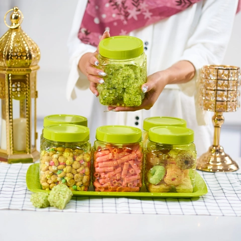 Citra Prima Makmur - CPM TOPLES ARAYA HIJAU SET OF 6 PCS
