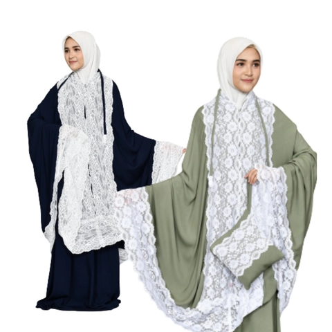 Al Kahf - Mukena Dewasa 2in1 Rayon Janger 4