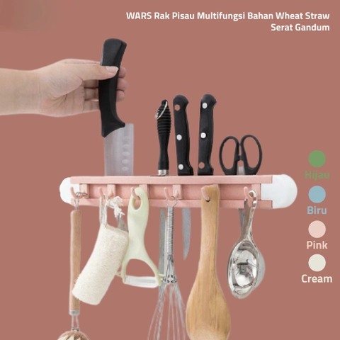 Wars - L1058 Rak Pisau Multifungsi Bahan Wheat Straw Serat Gandum