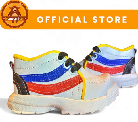 Kawanian - Sepatu Sneakers Anak Laki Laki Motif Garis BIMEE