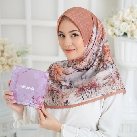 Milyarda Hijab Official - Segiempat Motif Alpine