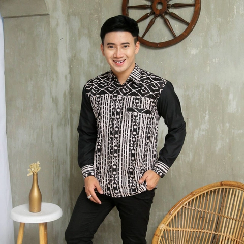 Batik Alfin - Kemeja pria lengan panjang keren banget