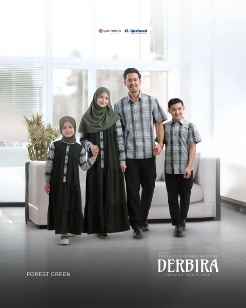 Yasmeera Official - SARIMBIT 2026 DERBIRA SERIES WARNA FOREST GREEN
