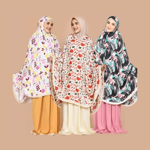 Al Kahf - Mukena Dewasa 2in1 Rayon Super Premium