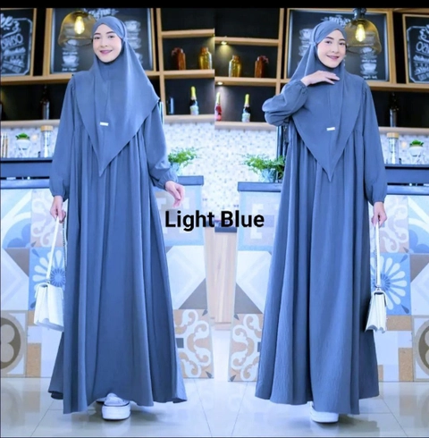 Khisna collection - Gamis set karin wanita syari terbaru