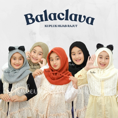 Leika - LEIKAHIJAB - BALACLAVA RAJUT KUPLUK ANAK & DEWASA WOL PREMIUM HIJAB INSTAN BEST ITEM Muslim