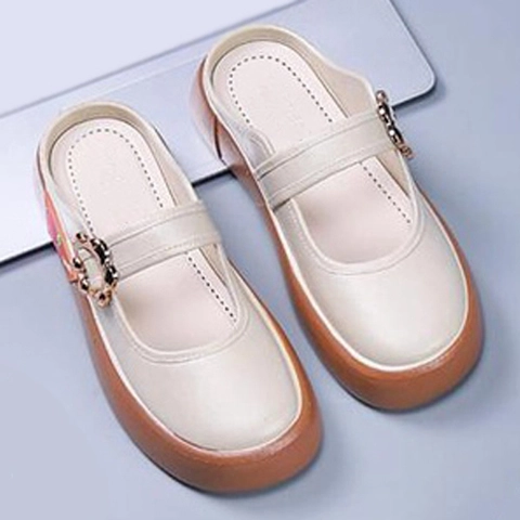 NO LABEL - Sepatu Sandal Wanita Selop Slip On (NL 29)
