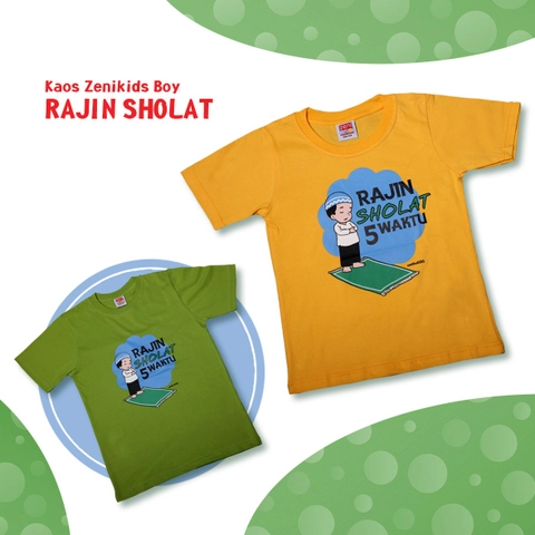 Zenitha - Kaos Zenithakids Boy RAJIN SHOLAT