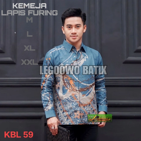 legowo batik - Kemeja batik lapis furing KBF 59