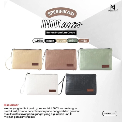 Fashopid - MOONZAYA CLUTCH KEONG MAS ORIGINAL