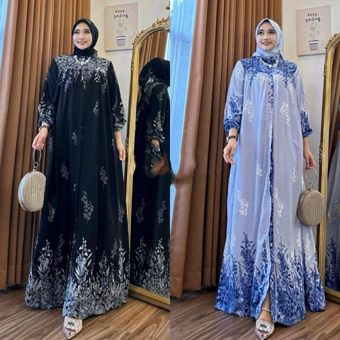 Khisna collection - New collection gamis kekinian set hijab VINZA