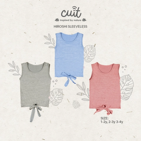 Cuit Babywear - HIROSHI KNOT TEES SLEEVELESS TODDLER
